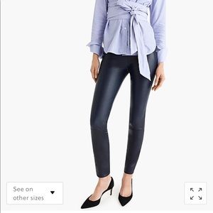 J. Crew Leather Leggings